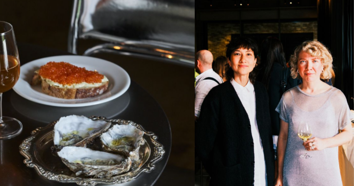 Founders Madina Kazhimova and Anna Dolgushina at Noisy Oyster. 