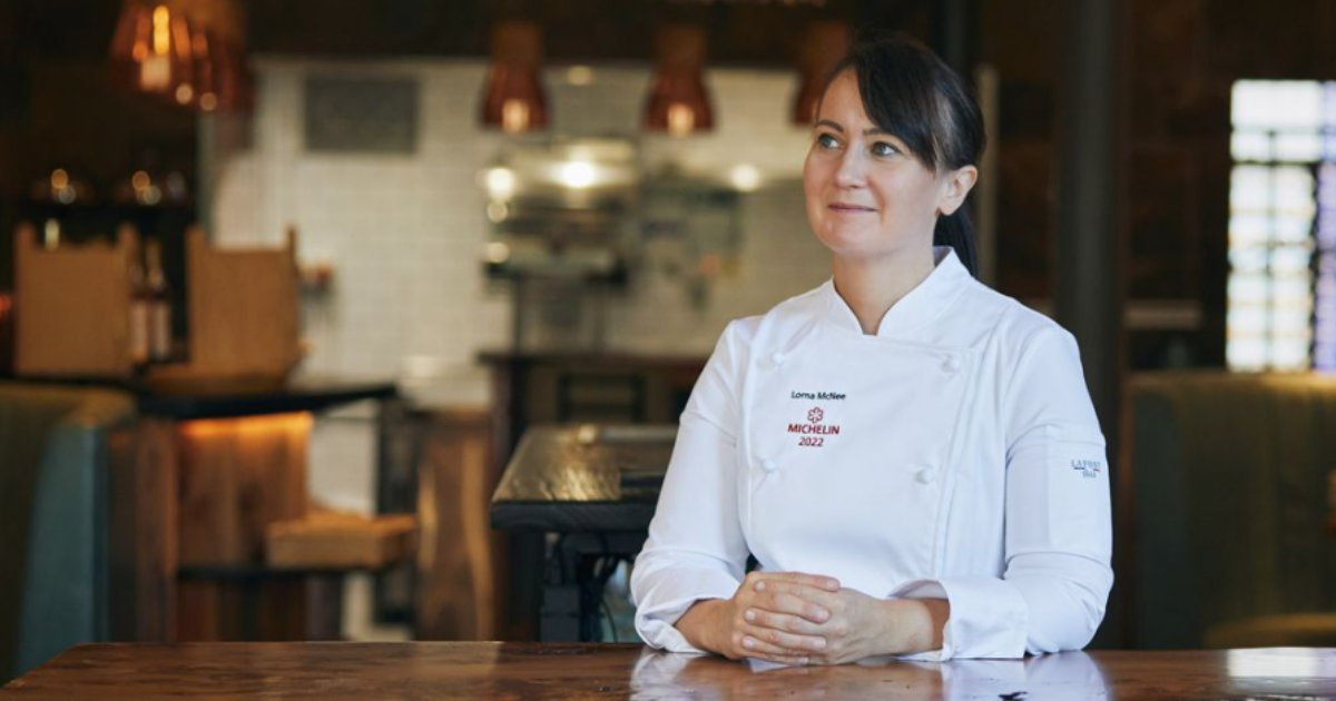 Lorna McNee at Cail Bruich.