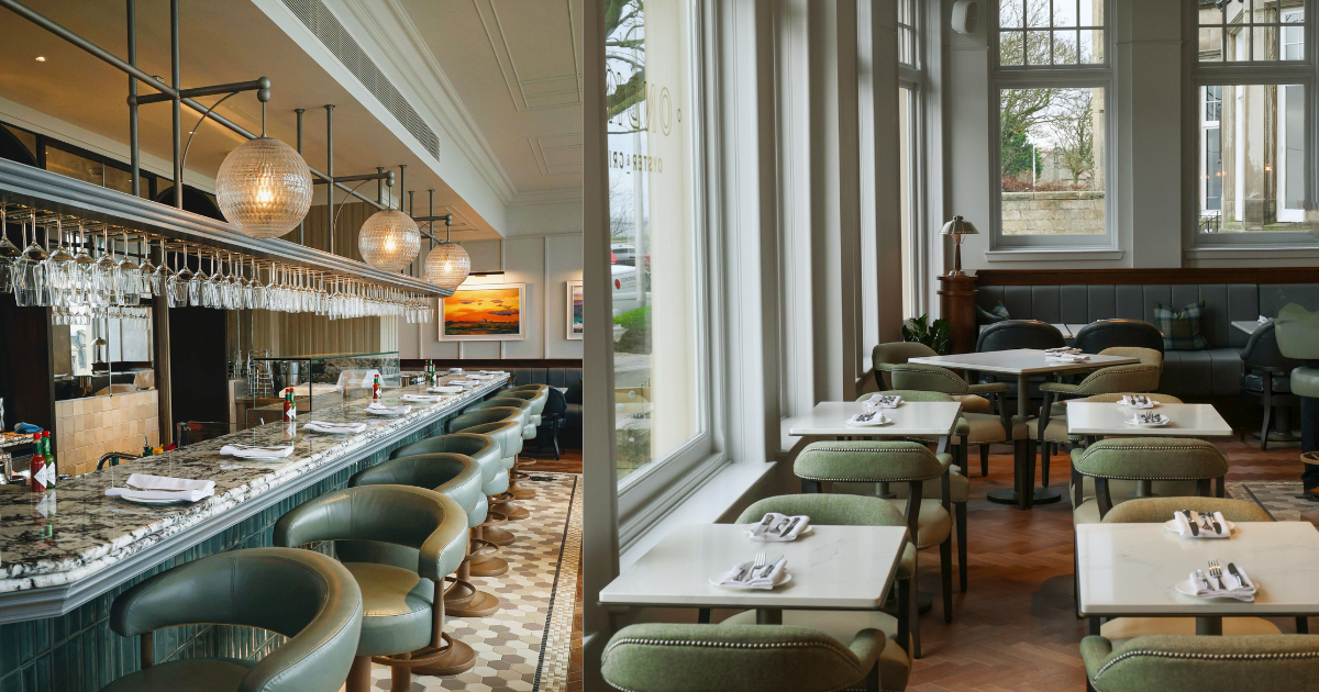 Inside Ondine Oyster Bar and Grill.