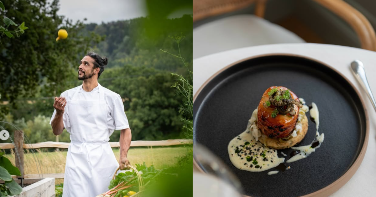 Matt Gillan working at The Woodcote, South Downs