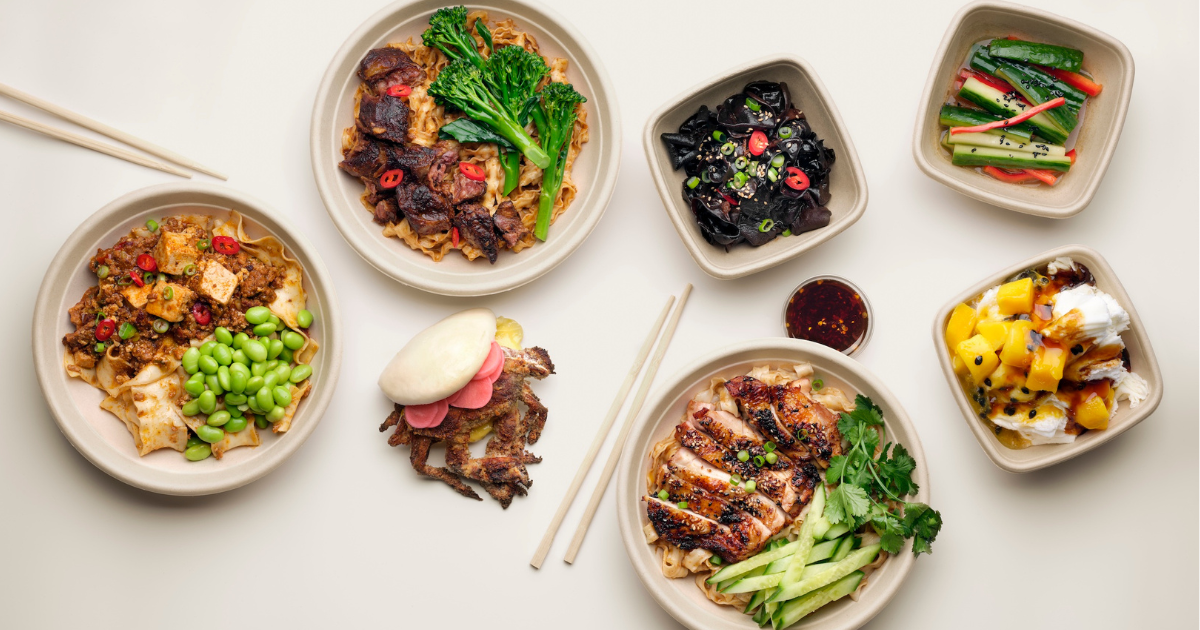 Kung Fu Mama dishes.