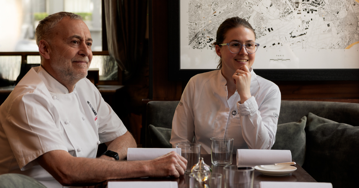 Michel Roux Jr and Emily Roux