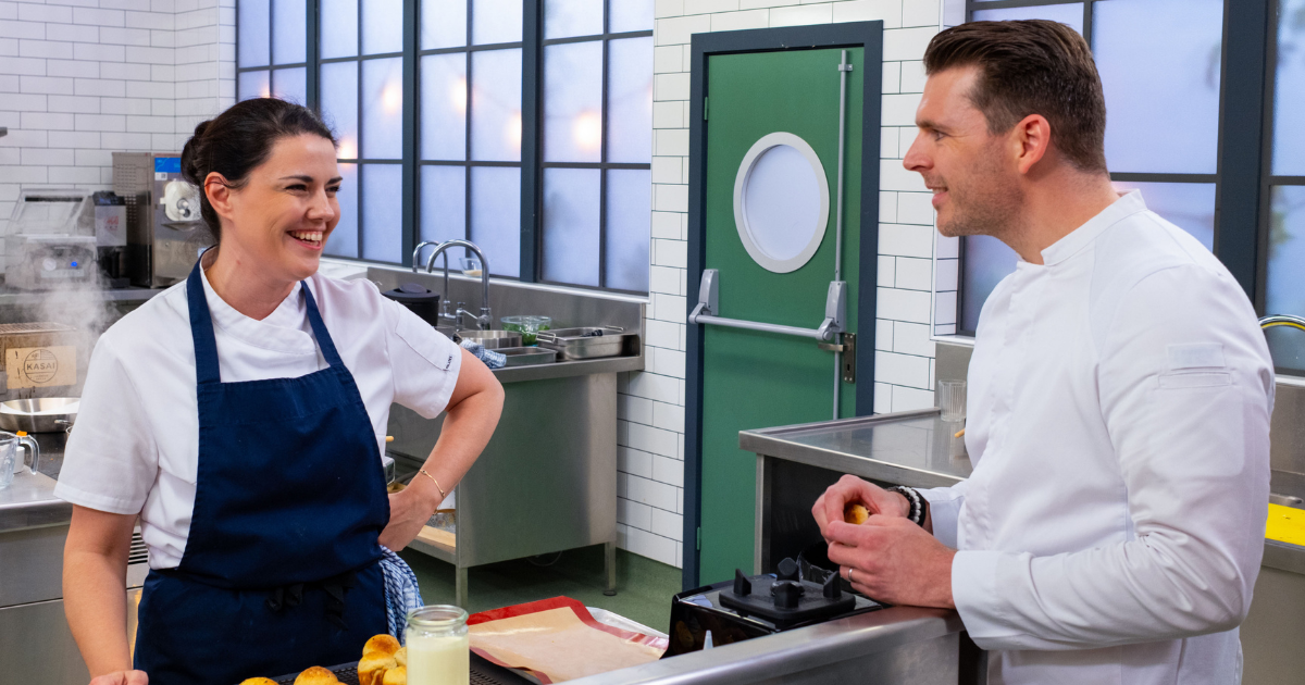 Marion Lancial and Jean Delport on Great British Menu