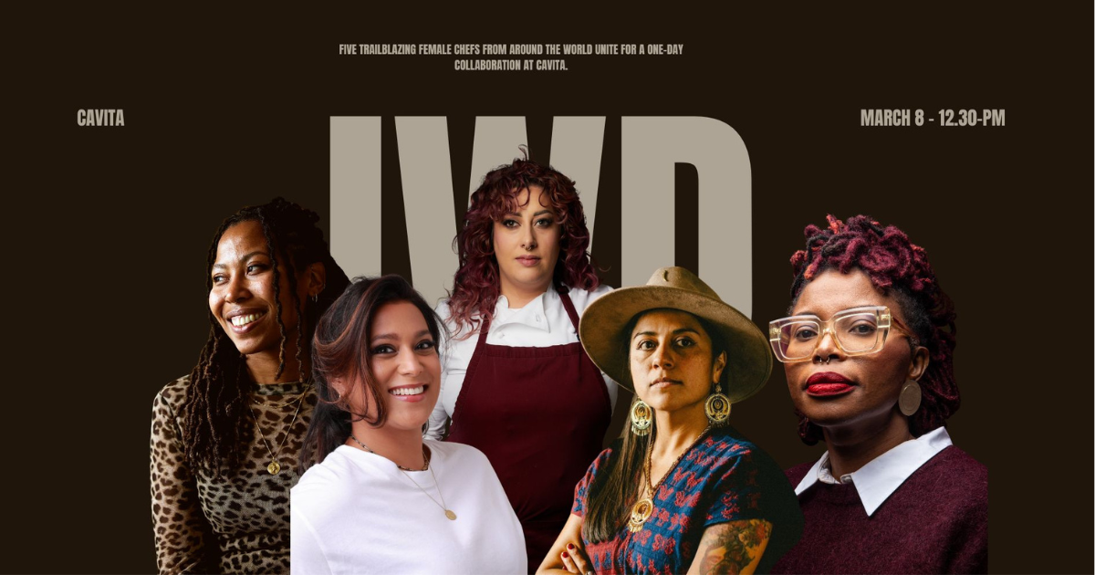 Cavita IWD event with Adriana Cavita, Maria Bradford, Ayesha Kalaji, Keshia Sakarah and Sabrina Gidda