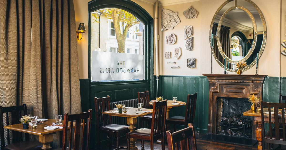 the harwood arms interior