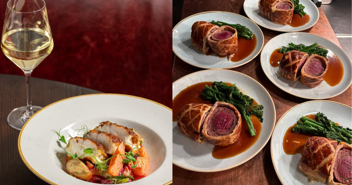 Dishes at The ugged Hare, London