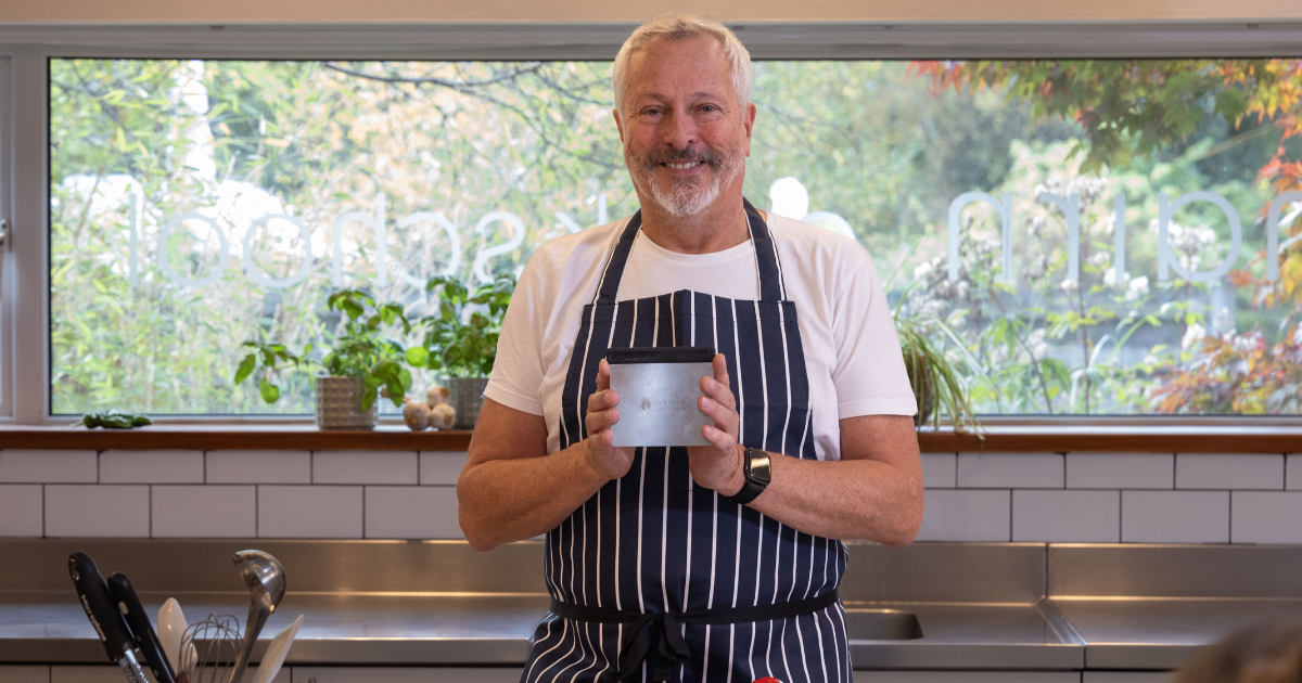 Nick Nairn in the Cook School kitchen