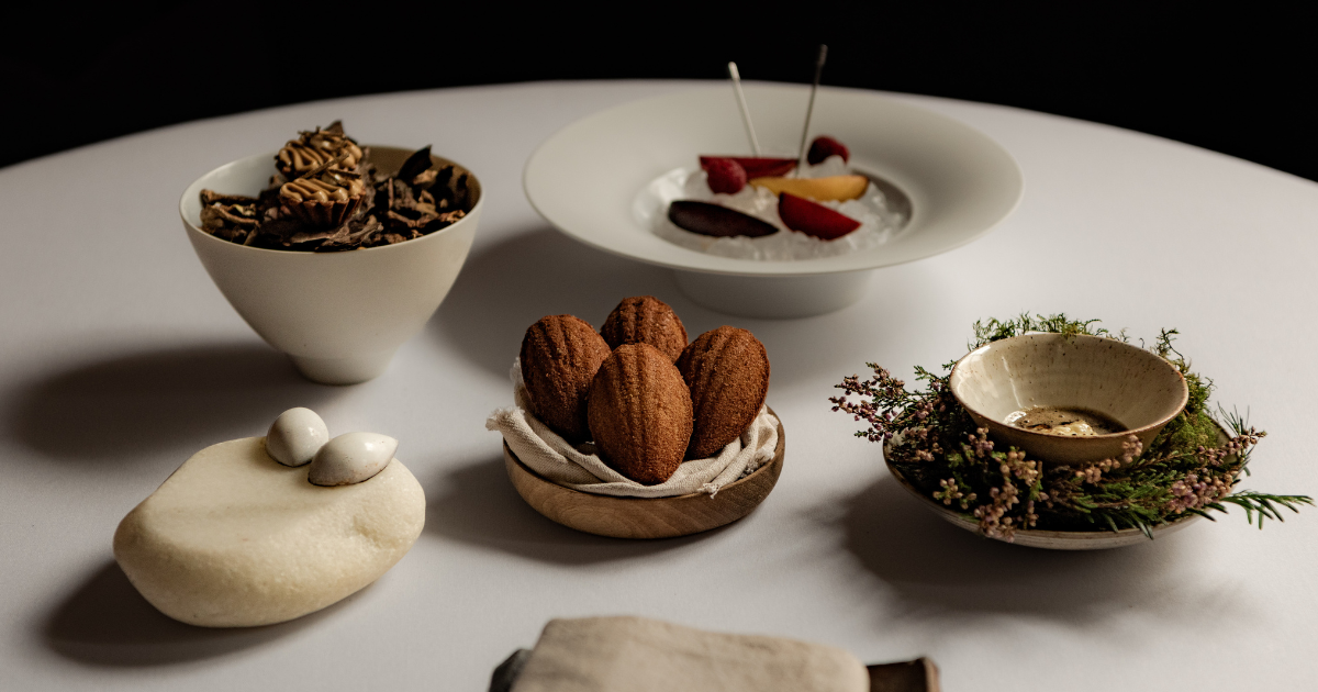 Petits fours at Cycene in Shoreditch, London