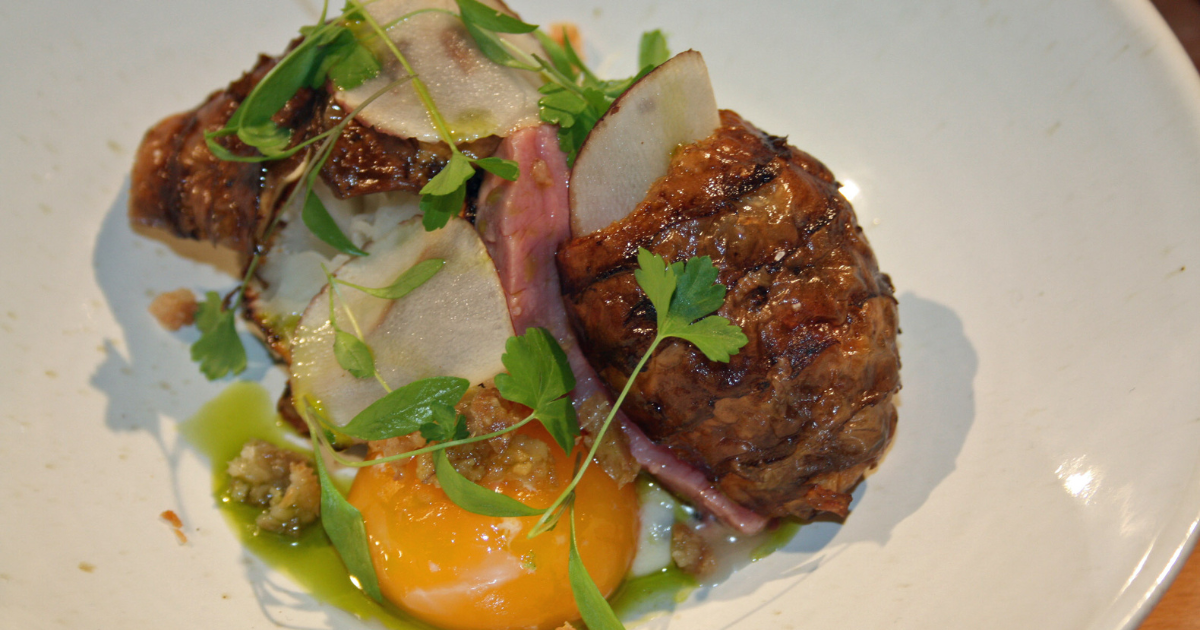 Jersualem artichoke dish by Richard Bainbridge