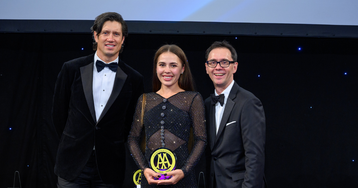 Nataliia Maiseionok, AA Rising Star winner