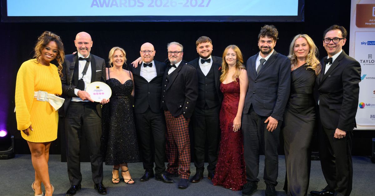 Aiden Byrne at the AA Hospitality Awards 2026