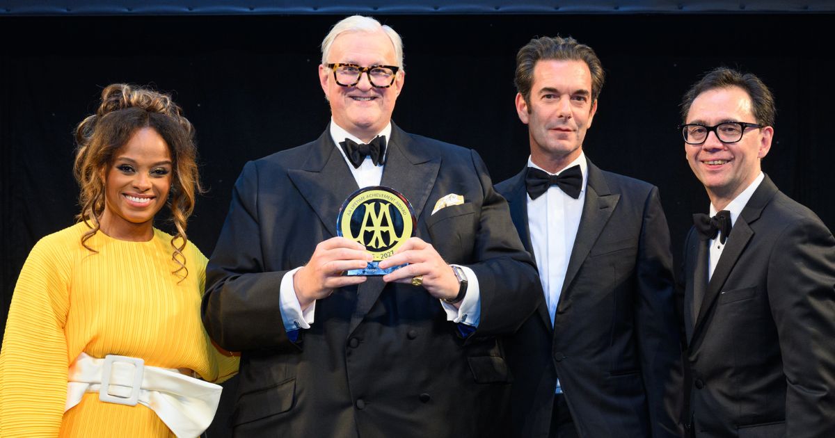 David Morgan-Hewitt at the AA Hospitality Awards