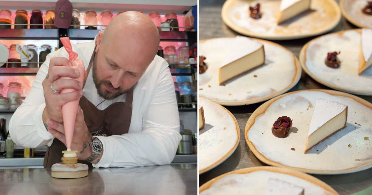 Adam Degg plating at Fifty Two at Rudding Park