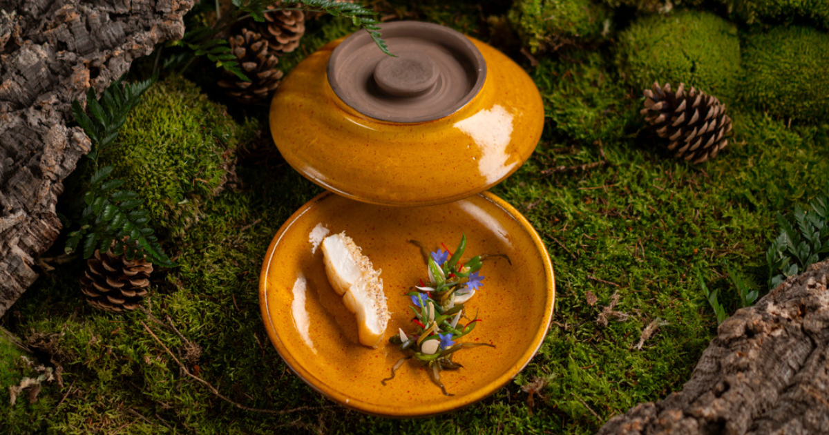 Three Michelin star food at Alain Ducasse at The Dorchester