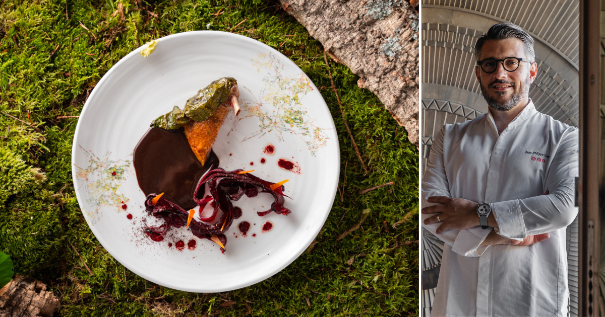 Jean-Philippe Blondet in the kitchen at Alain Ducasse at The Dorchester