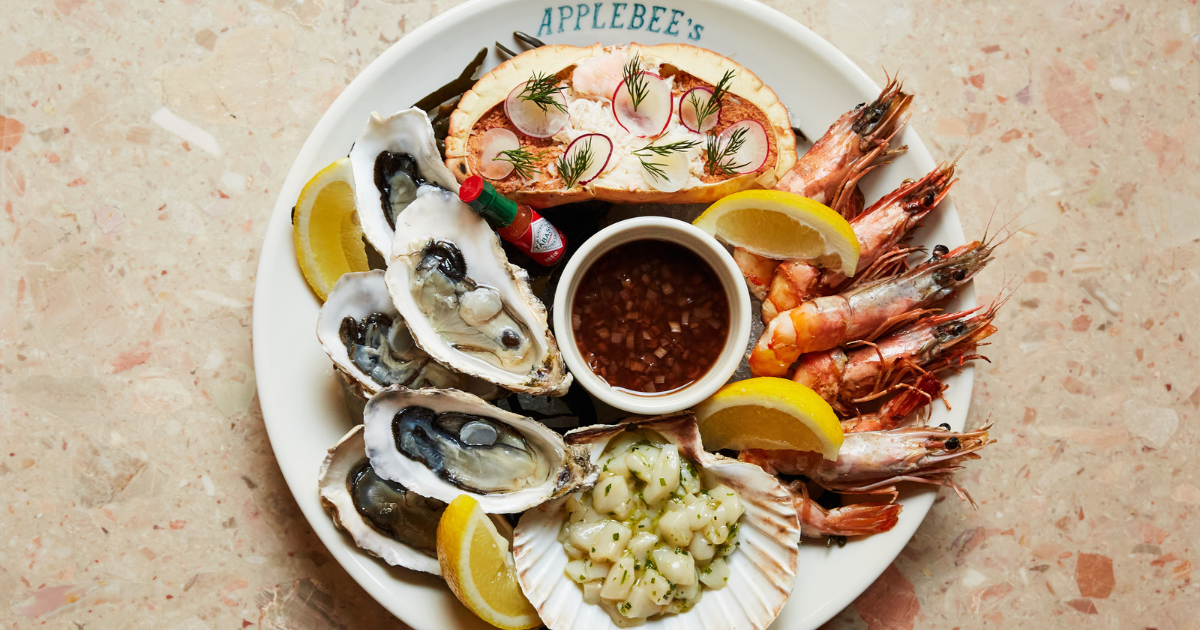 Food at Applebee's in Borough Market