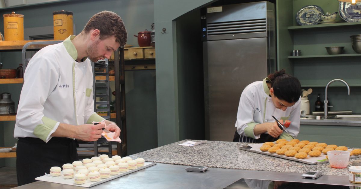 Aubin and Avneet on Bake Off: The Professionals