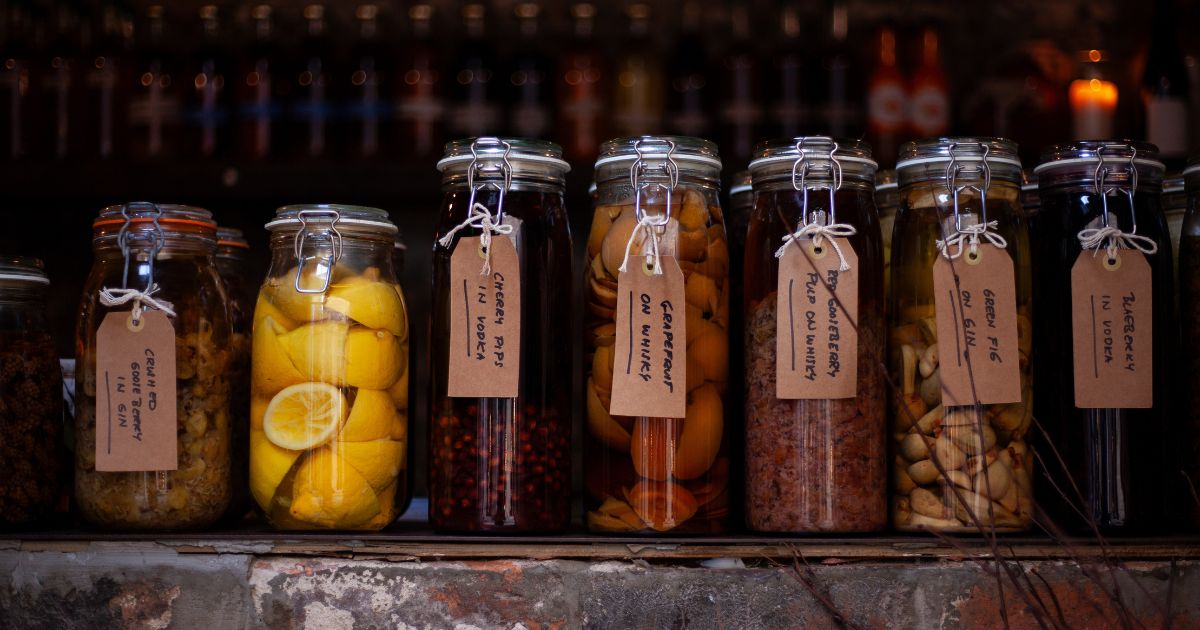 Preserved ingredients at Timberyard