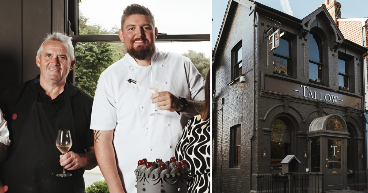 Michael Neve and Robert Taylor at Tallow