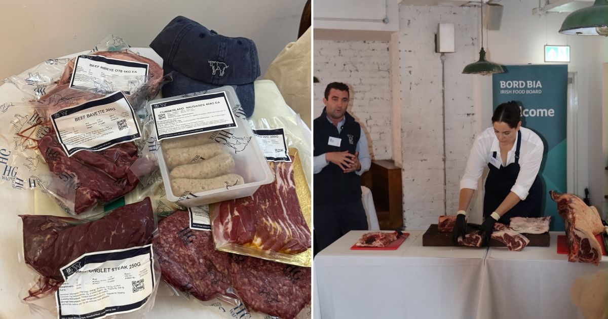 Meat and butchery demo from HG Walter and Bord Bia