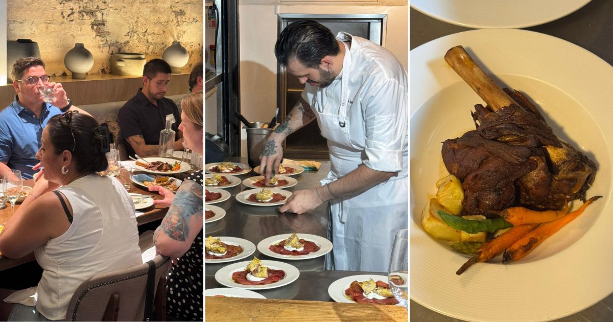Food and networking at Meraki
