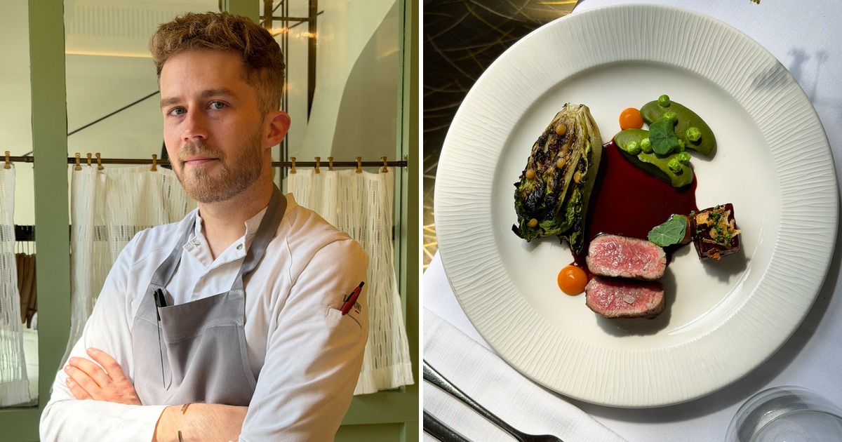 Charlie Dilworth and food at Silva