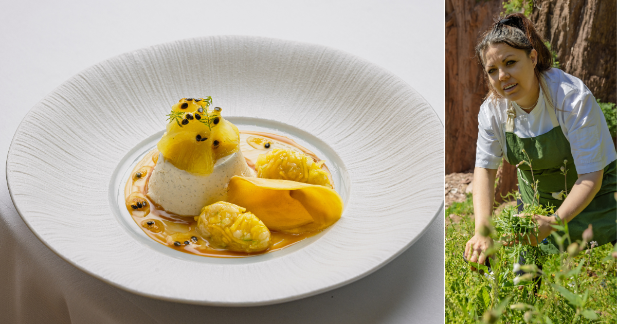 Chef Charlotte Vincent at Burgh Island hotel