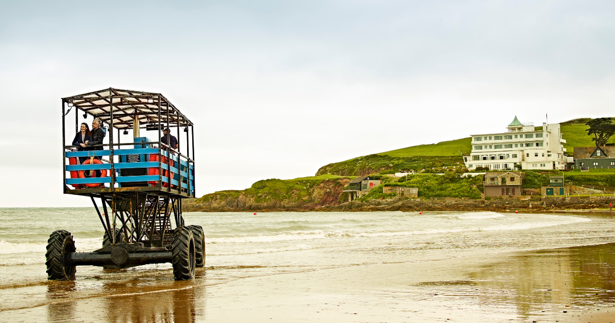 The Burgh Island sea tractor
