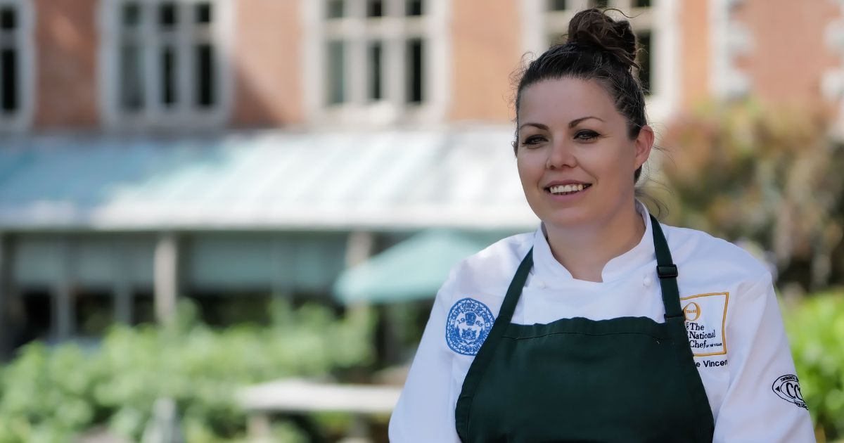 Charlotte Vincent competing in National Chef of the Year