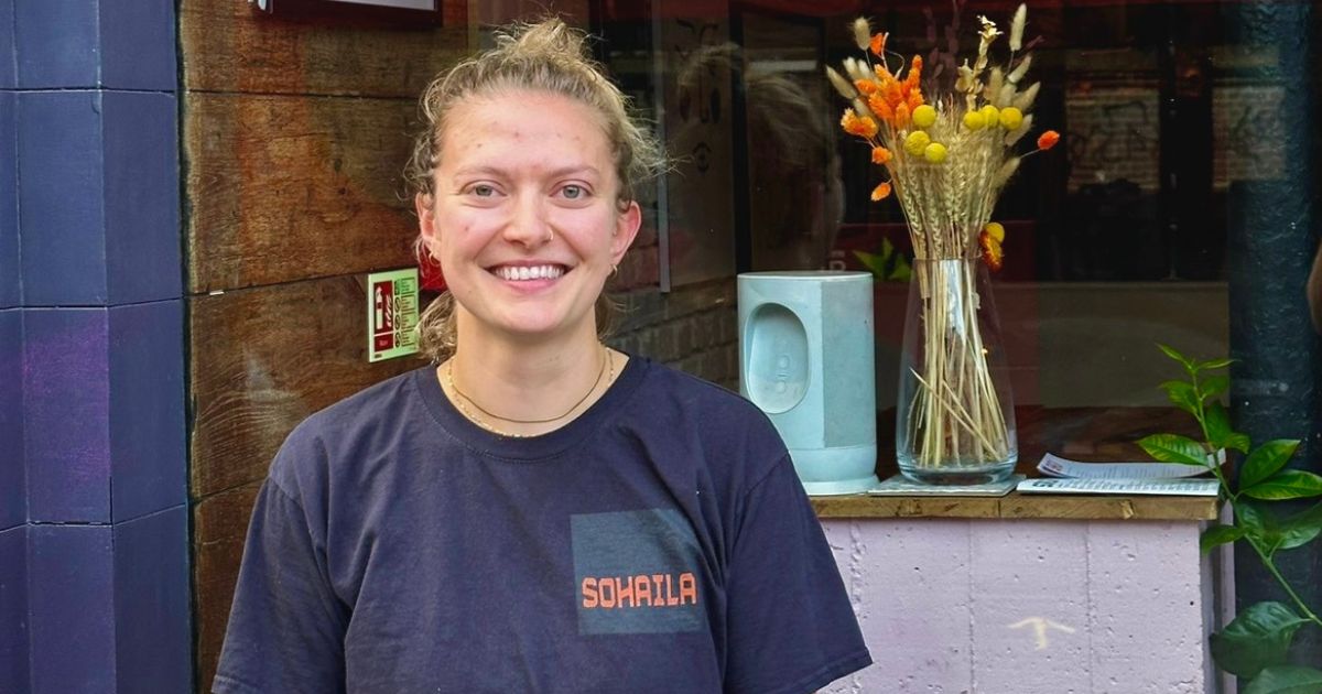 Ellie Shaw stood outside Sohaila