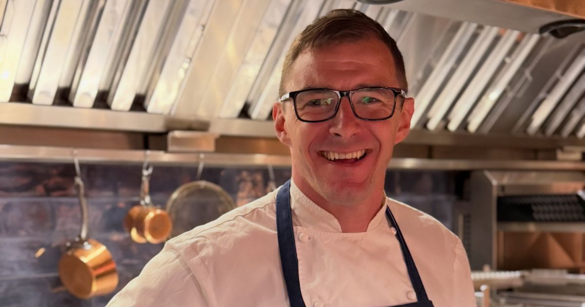 Pietro Massano in the kitchen at Kitchen Table