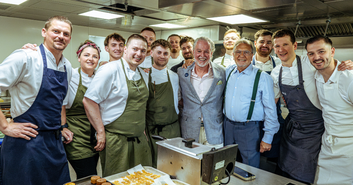 Chefs at Whatley Manor for a charity event