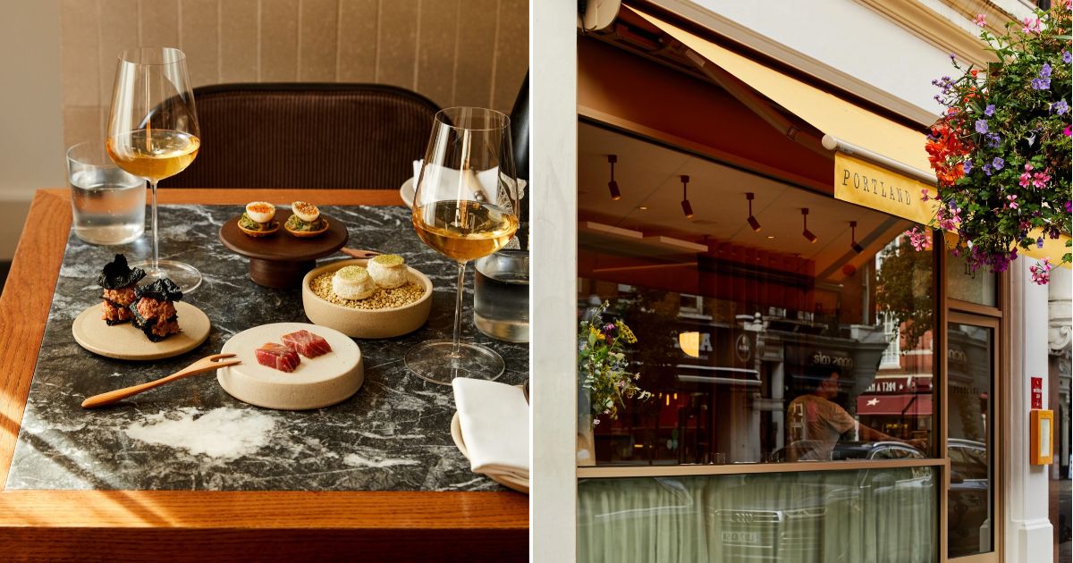 Food and exterior at Portland restaurant