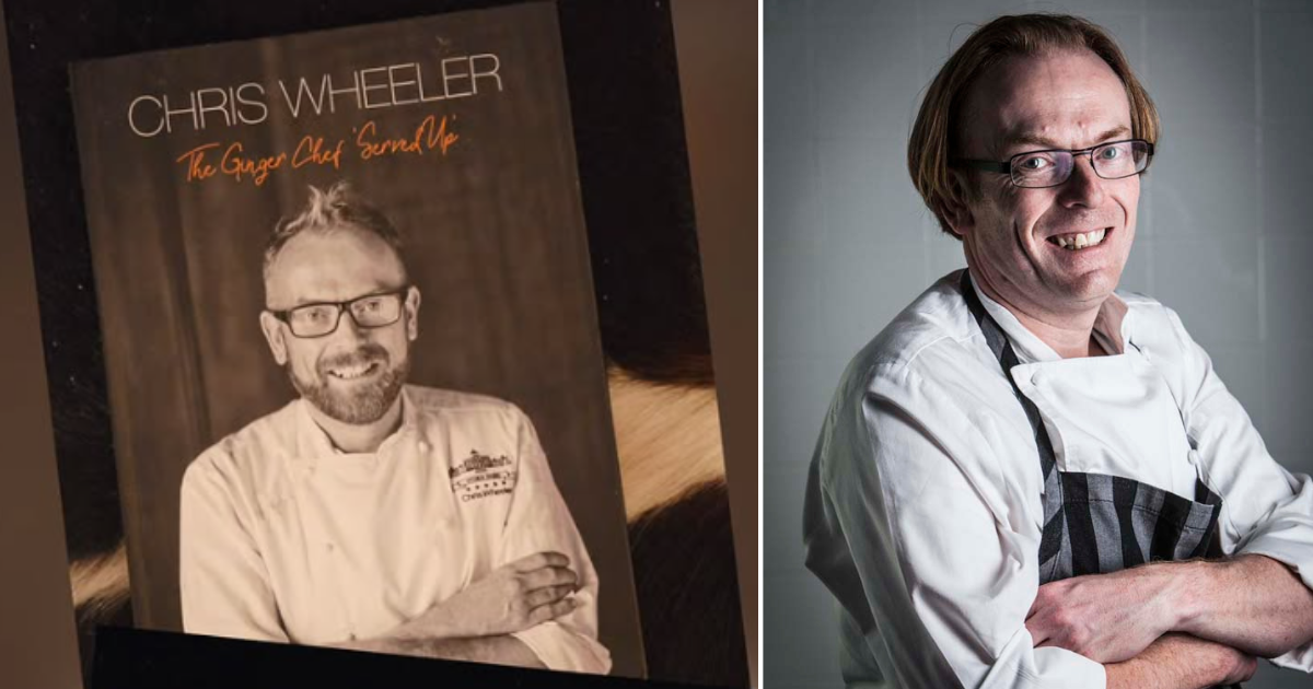 Chris Wheeler cookbook and his Great British Menu profile photo