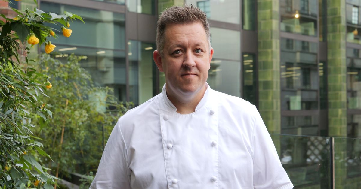 Ashley Palmer-Watts in chef whites