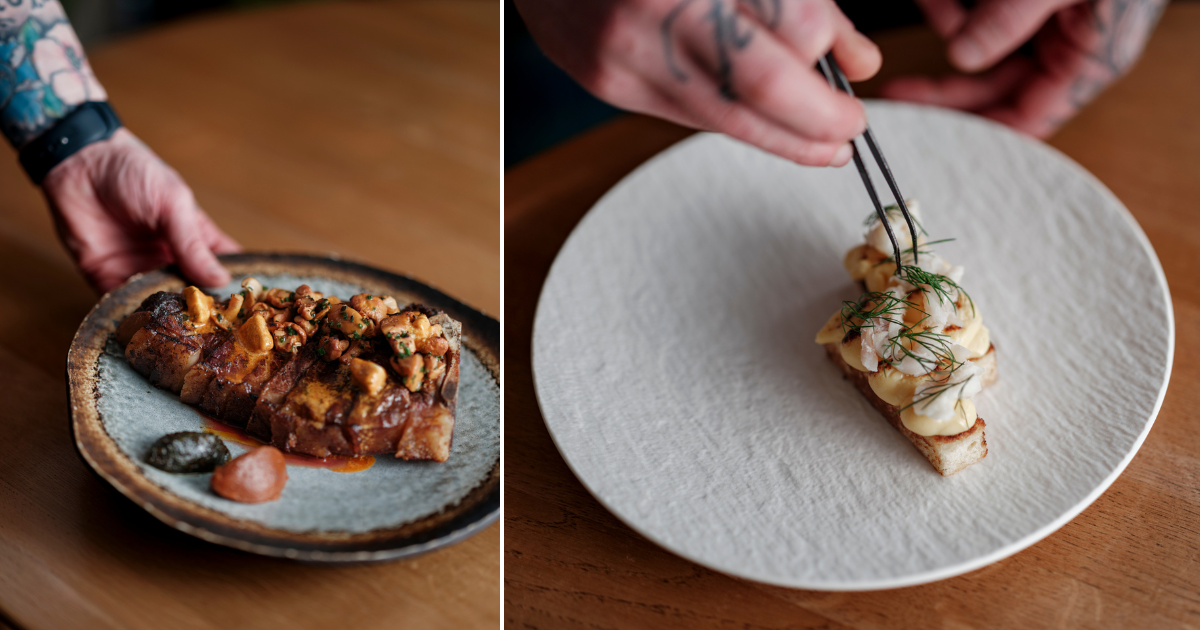 Dean Banks's relaunched restaurant 1925 at Pompadour