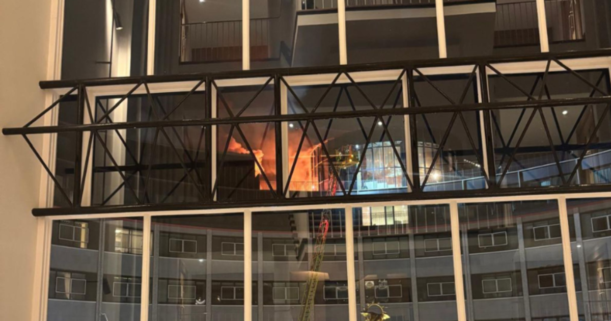 Fire at BBC building and Endo at the Rotunda restaurant