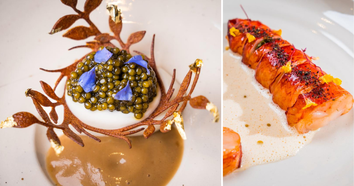 Food at Amelia in San Sebastian