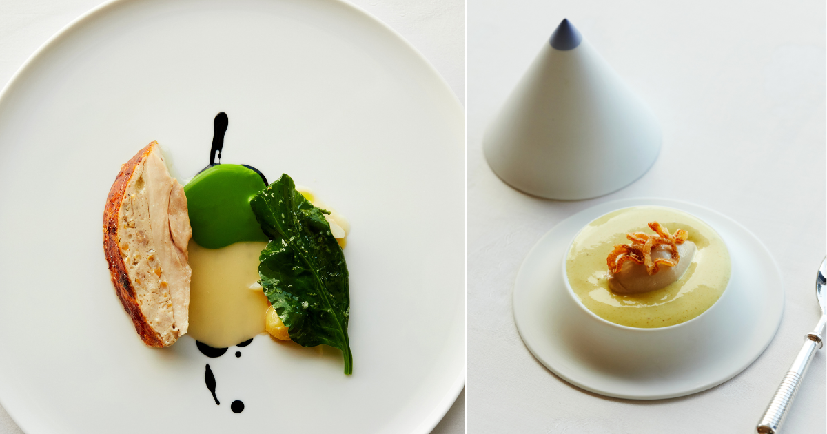 Food at Claude Bosi's Brooklands restaurant