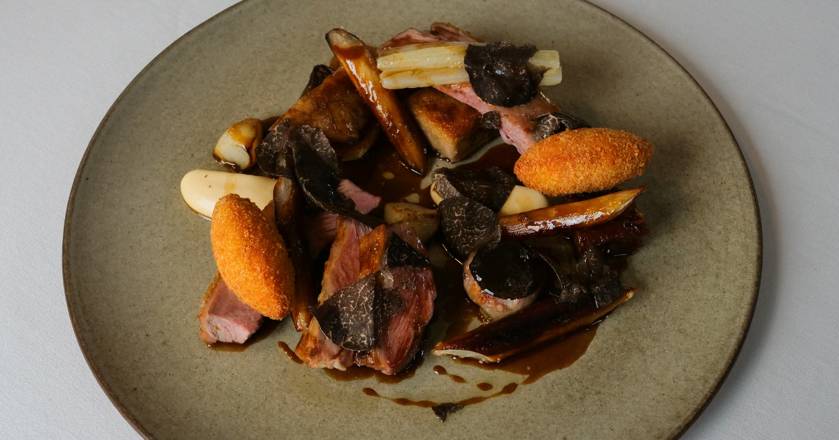 Lamb dish at Cornus by Gary Foulkes