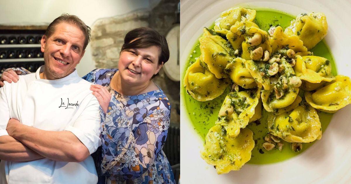 La Locanda food and owners Cinzia and Maurizio Bocchi