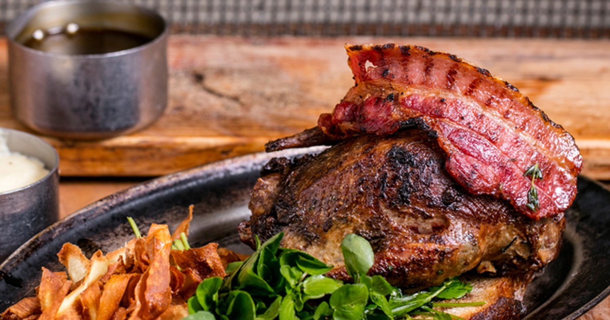 Grouse and bacon
