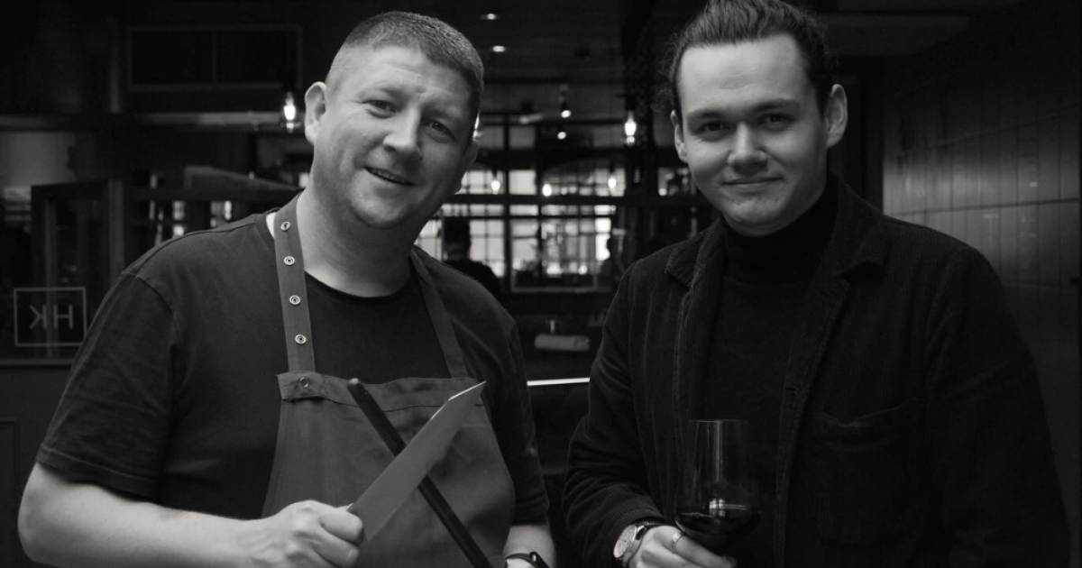 Tom Wells, left, and Jacob Dolman, right