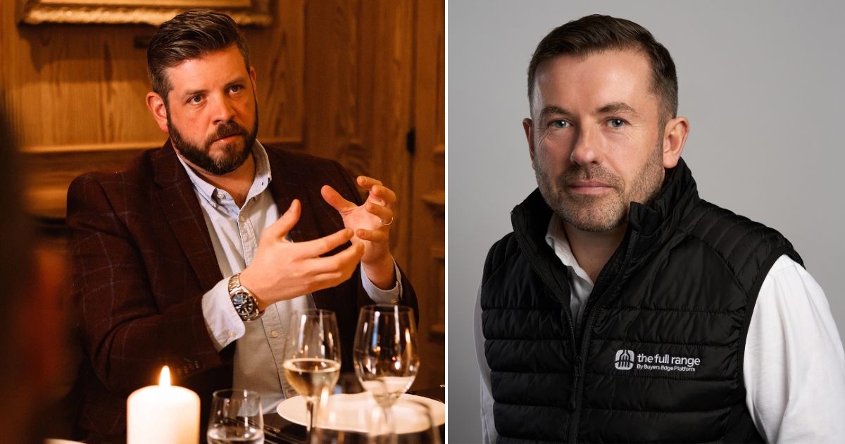 Phil Scott, left, and Barry Knight, right