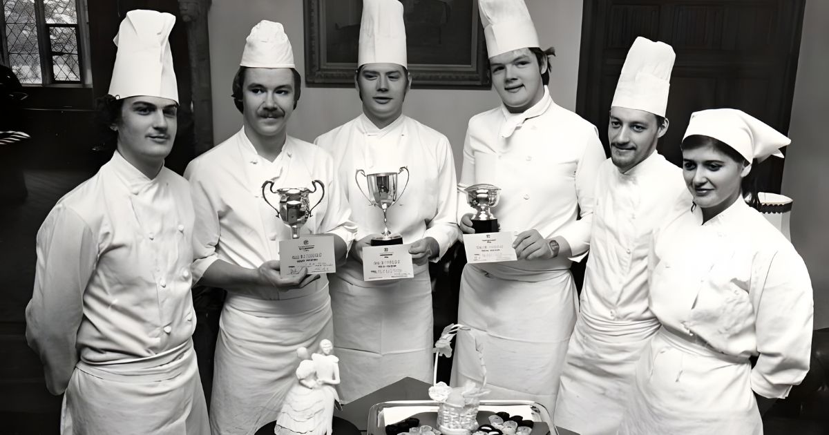 Ian McAndrew with his fellow chefs