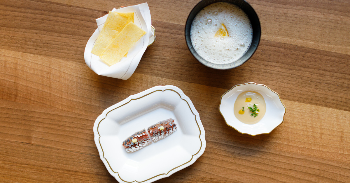 Food at The Clove Club