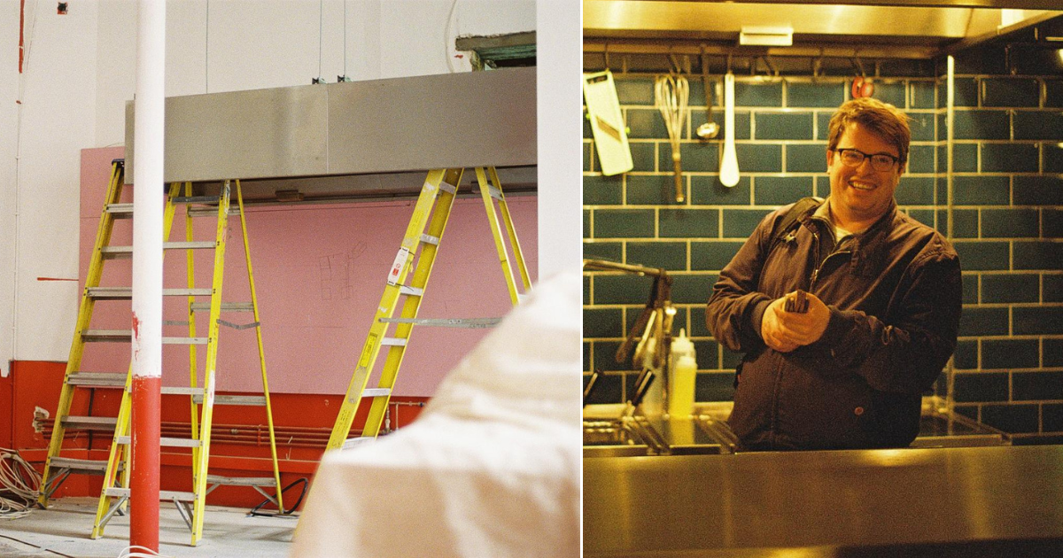 Isaac McHale when The Clove Club opened