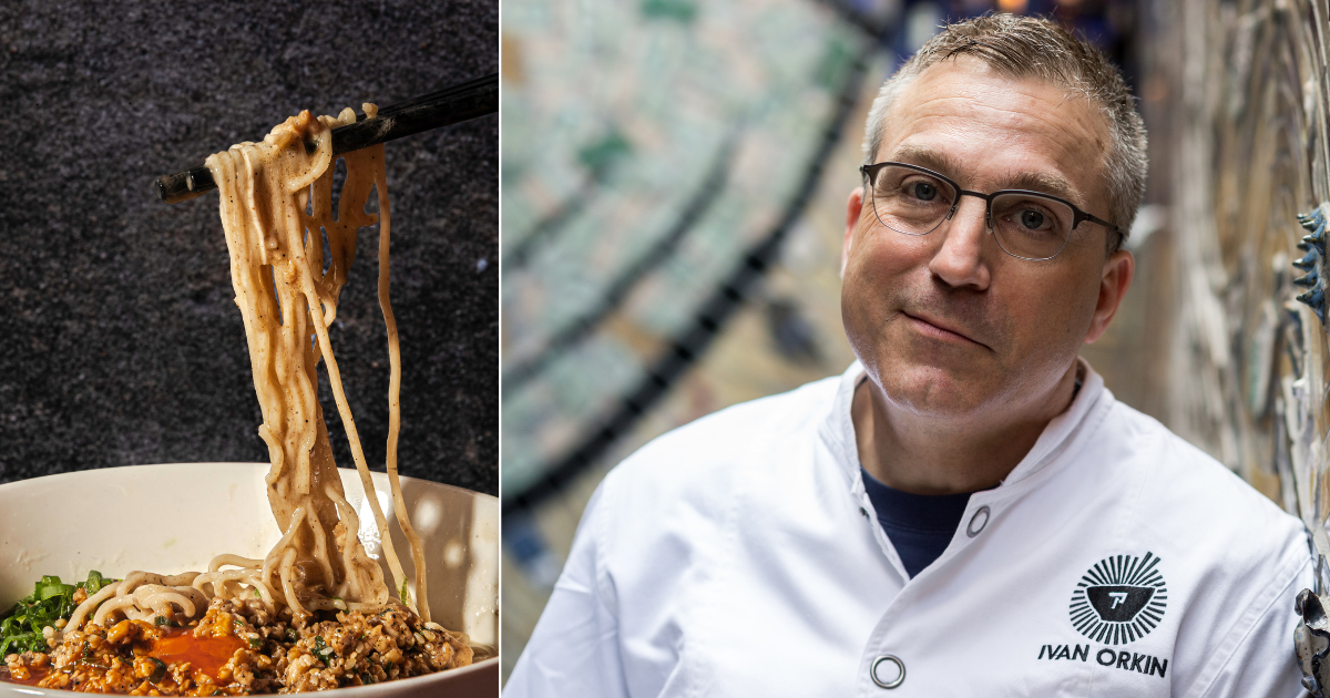 Ivan Orkin and noodles at Ivan Ramen