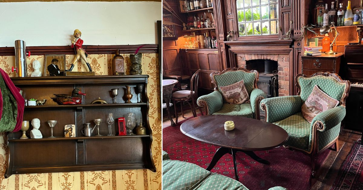 The Larder House Library interiors