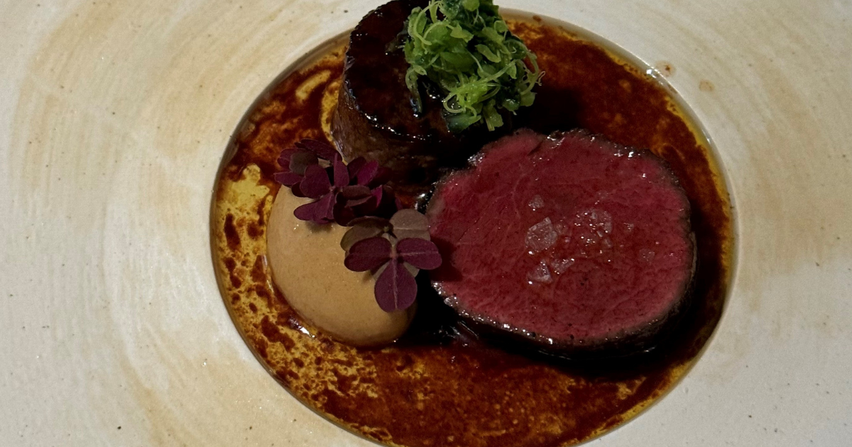 Venison dish by Adam Degg